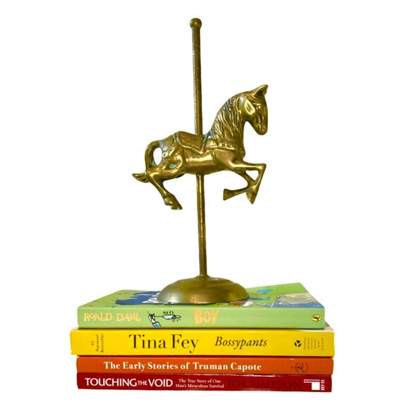 Vintage Other - CLEARANCE!! Vintage 1960s Brass Carousel Horse